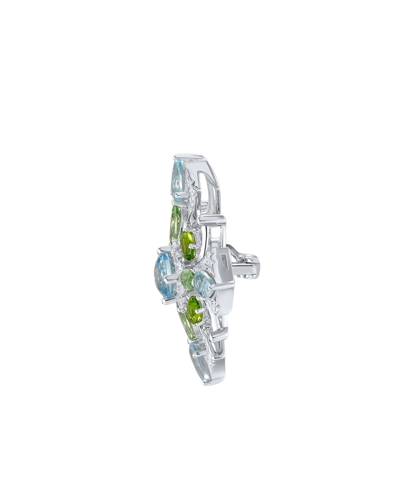 Hõbepross tsirkoonidega