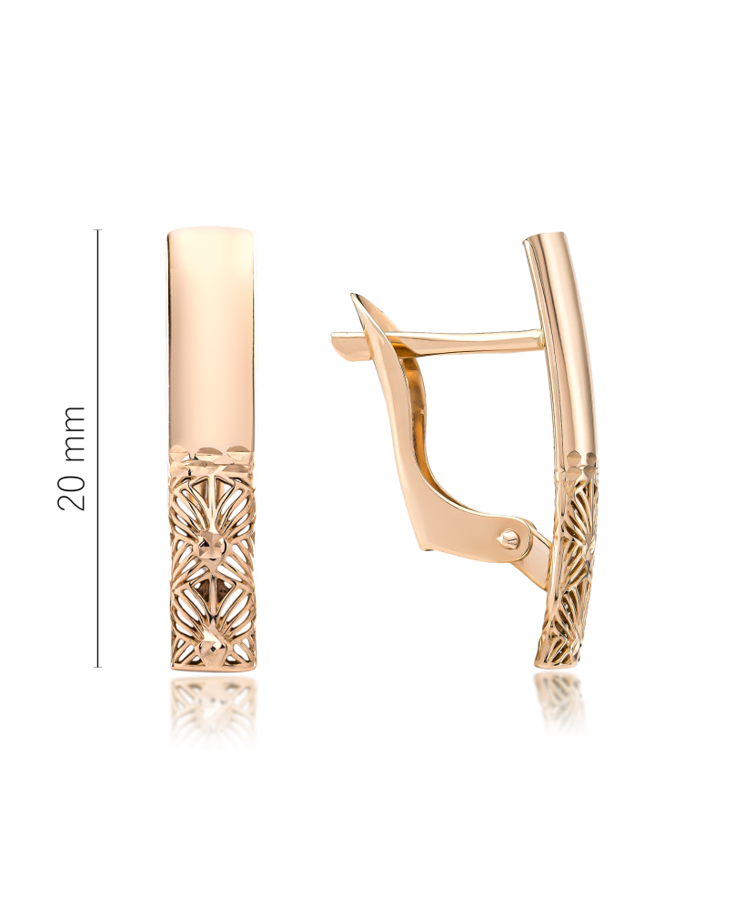 Золотые серьги