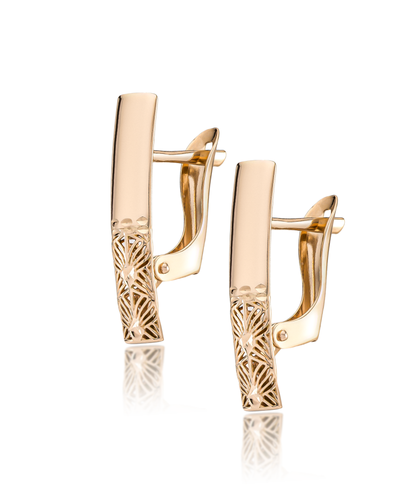 Золотые серьги