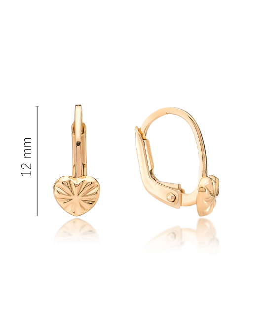 Kuldkõrvarõngad "südameke"