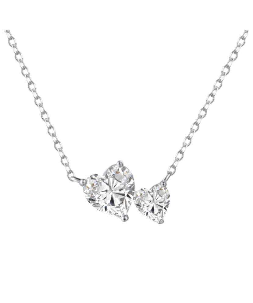 Hõbekett tsirkoonist ripatsiga