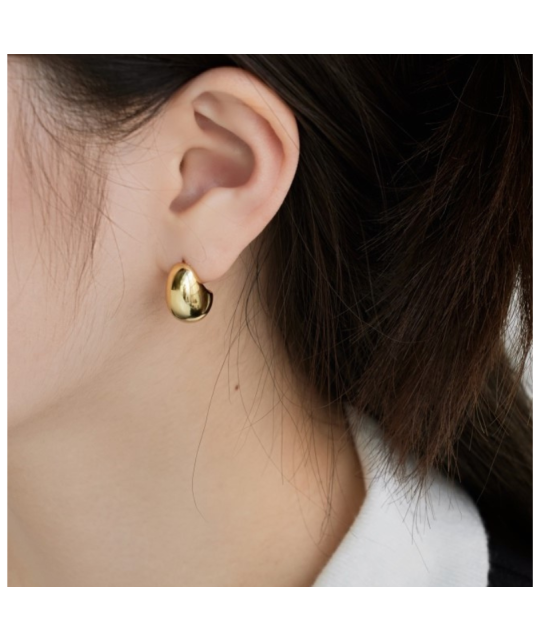 Серьги из позолоченного серебра