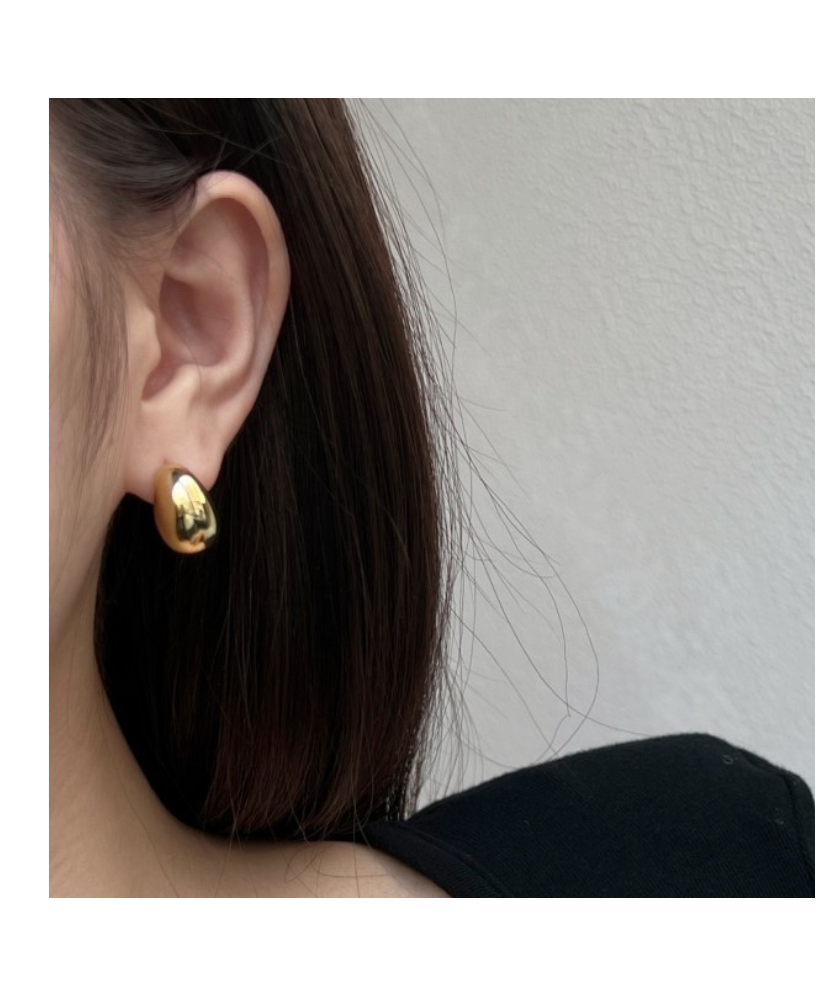 Серьги из позолоченного серебра