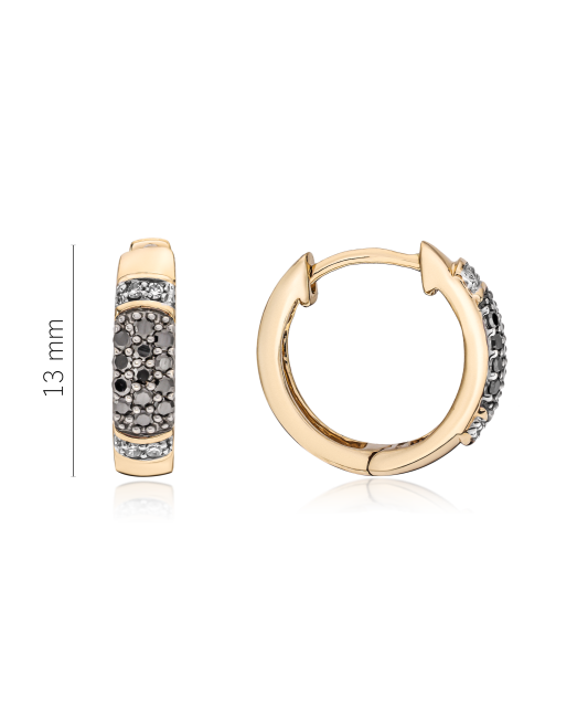 Серьги из золота с бриллиантами