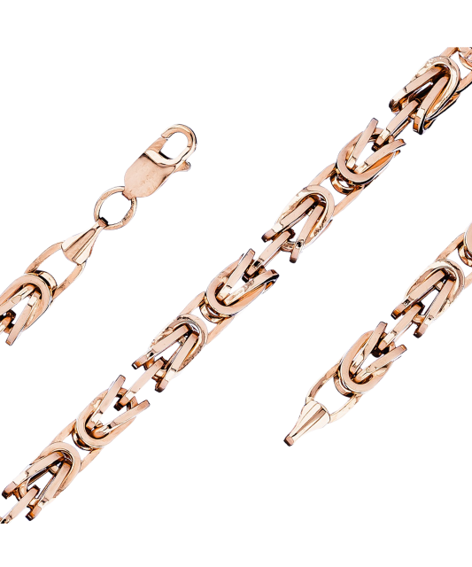 Kuldkett "Royal python" 5.3mm