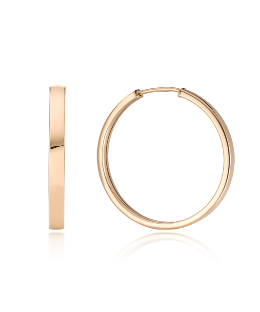 Kuldkõrvarõngad rõngad 28mm