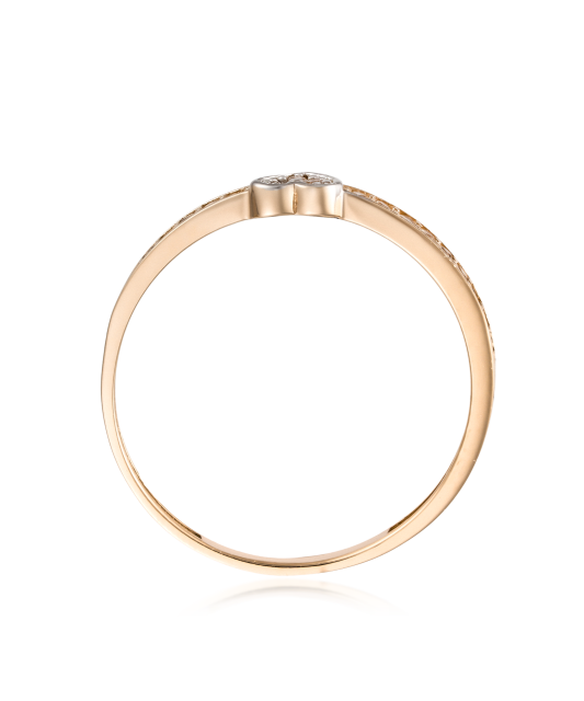 Kuldsõrmus tsirkoonidega