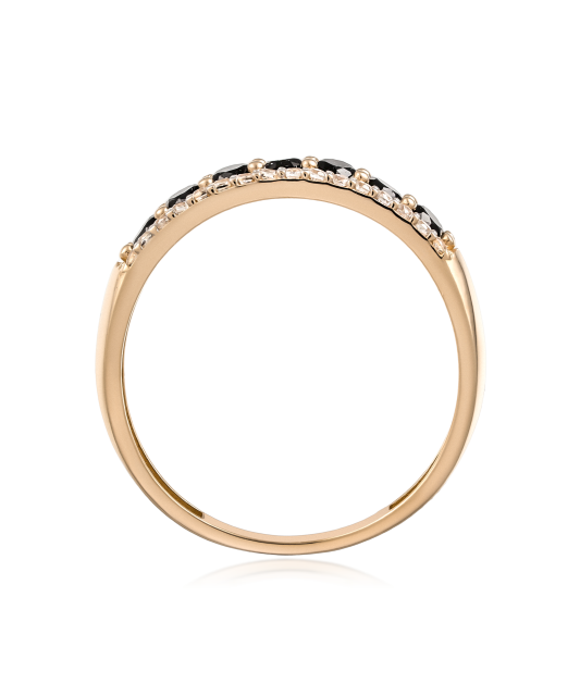 Золотое кольцо с цирконами