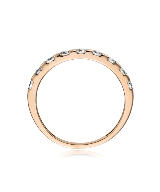 Kuldsõrmus tsirkoonidega