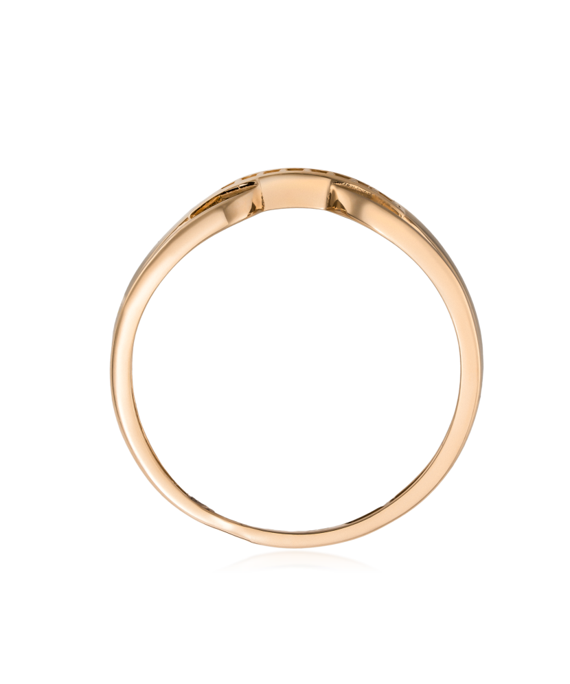 Kuldsõrmus tsirkoonidega