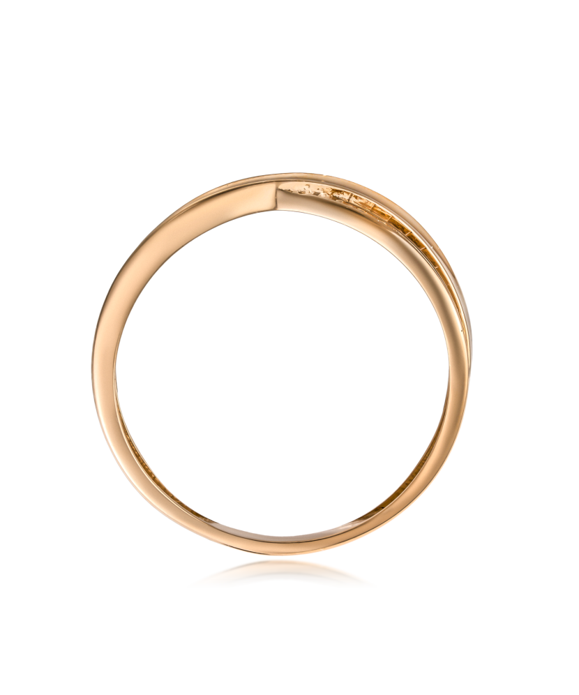 Kuldsõrmus tsirkoonidega