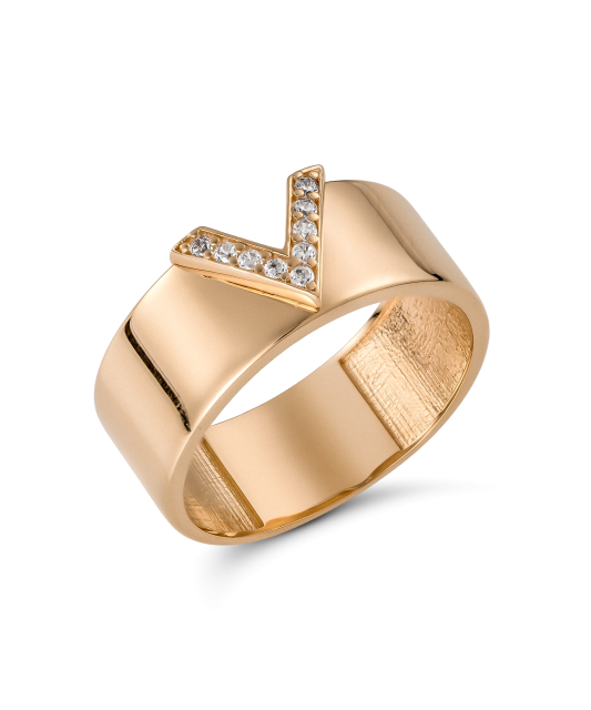 Kuldsõrmus tsirkoonidega