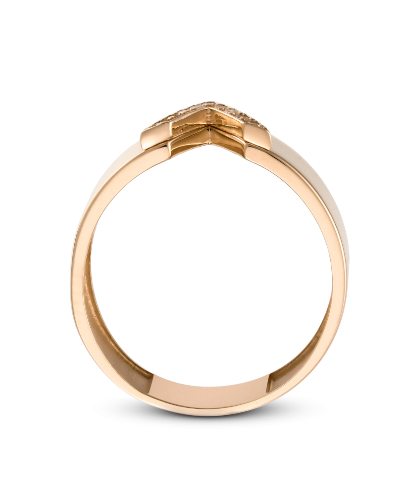 Kuldsõrmus tsirkoonidega