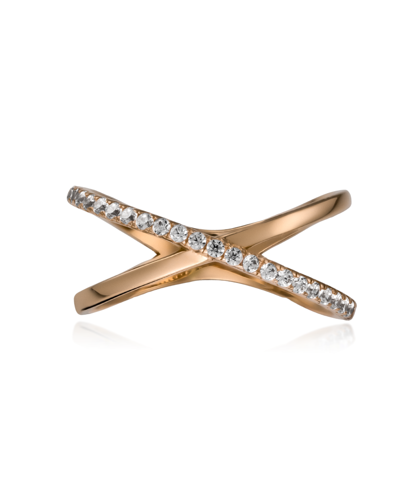 Kuldsõrmus tsirkoonidega