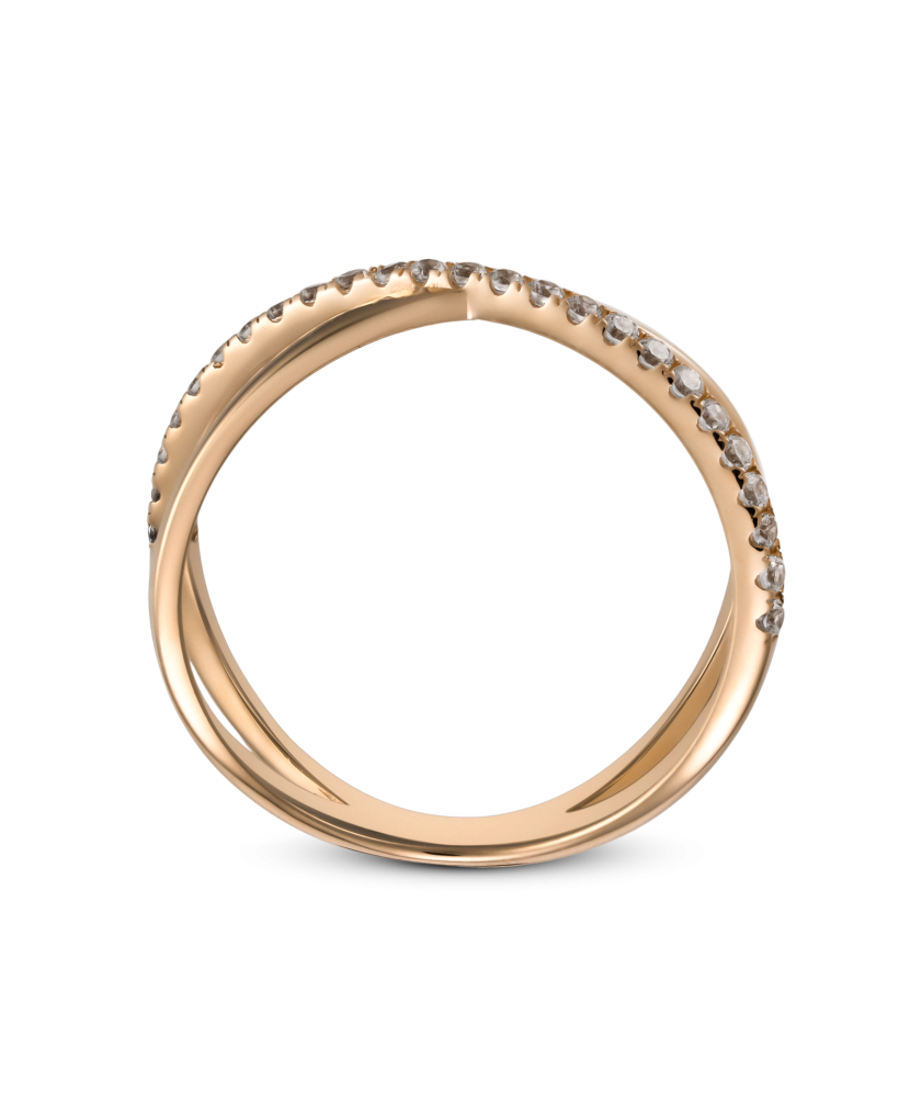 Kuldsõrmus tsirkoonidega