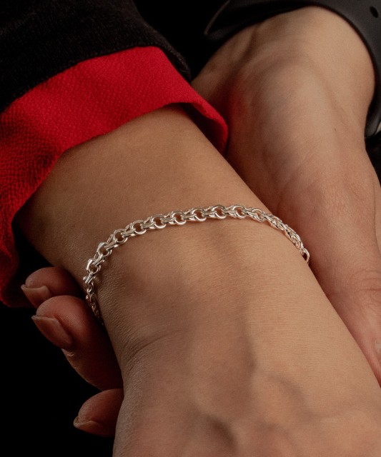 Серебряный браслет "Bismark" 5.2mm