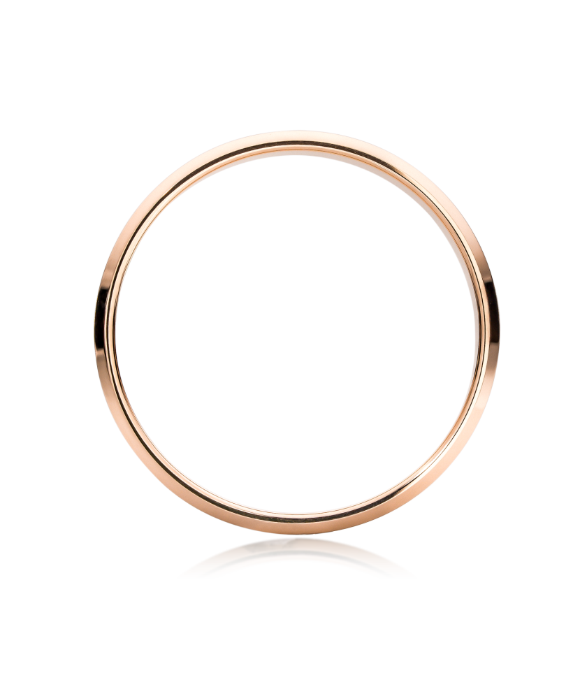 Kuldne pulm sõrmus 4.5mm mugavusega- 375 proov