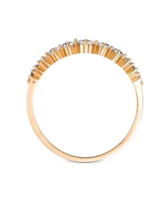 Kuldsõrmus tsirkoonidega