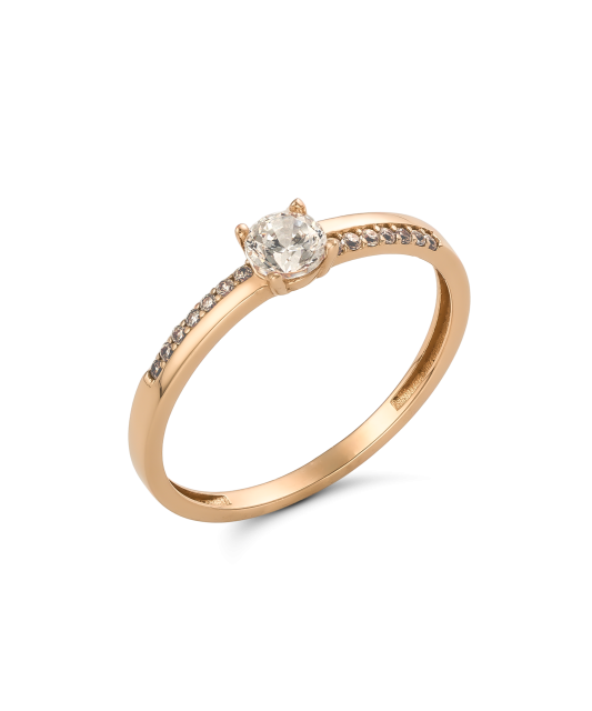 Kuldsõrmus tsirkoonidega