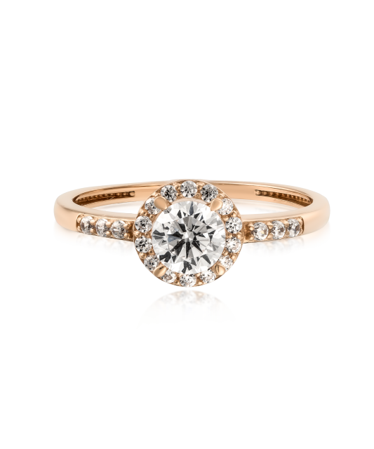 Kuldsõrmus tsirkoonidega