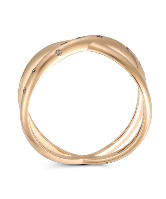 Kuldsõrmus tsirkoonidega