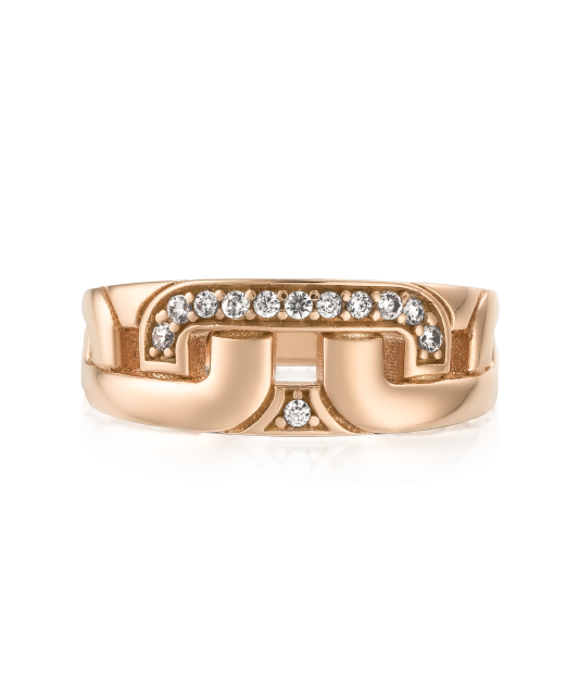 Kuldsõrmus tsirkoonidega