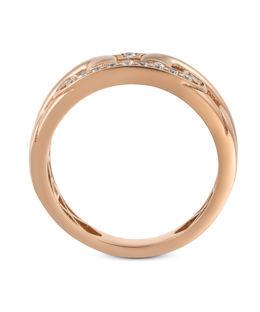 Kuldsõrmus tsirkoonidega