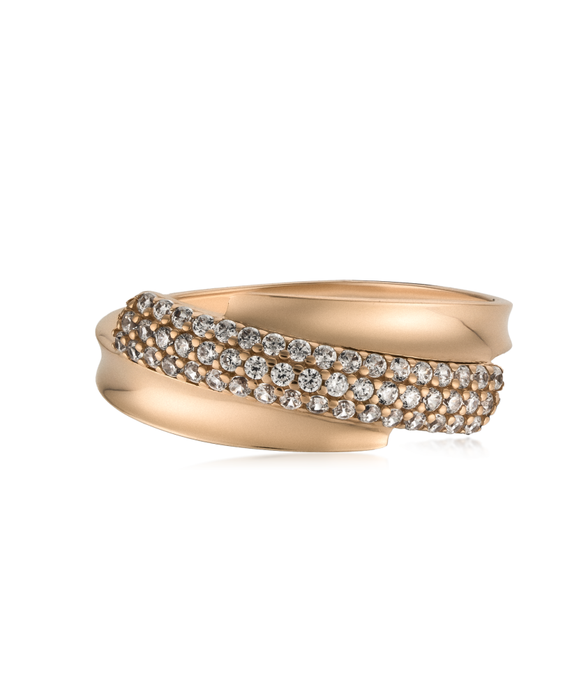 Kuldsõrmus tsirkoonidega