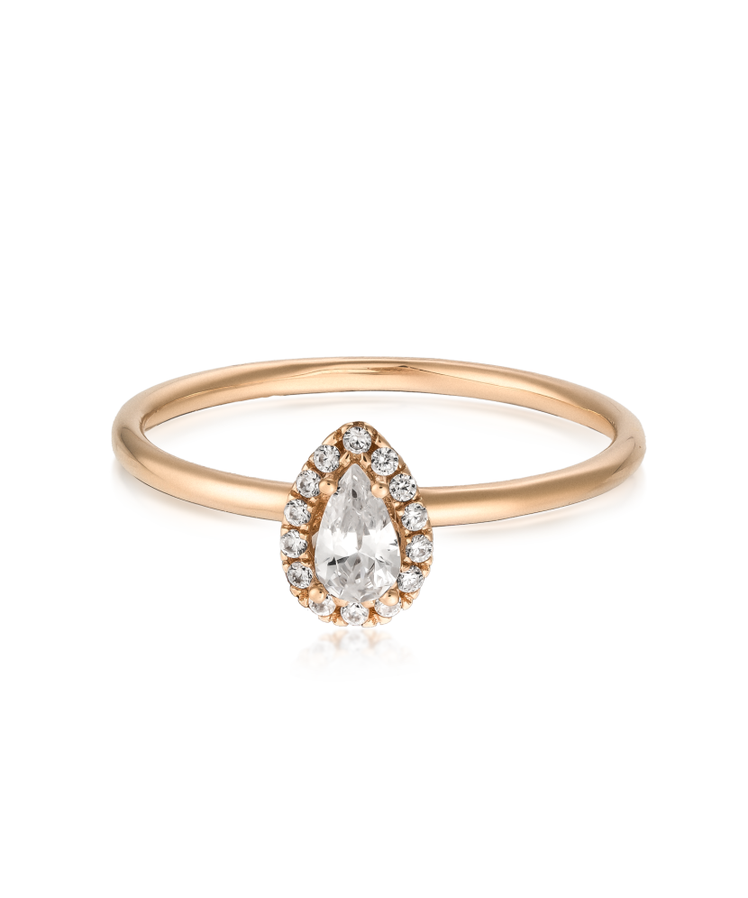 Kuldsõrmus tsirkoonidega