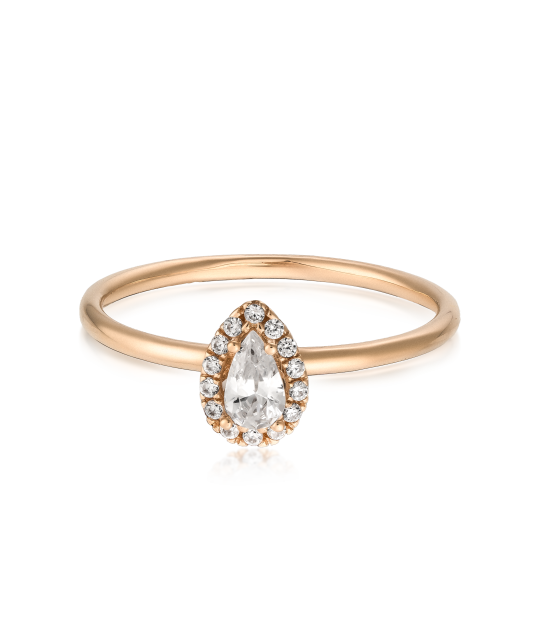 Kuldsõrmus tsirkoonidega