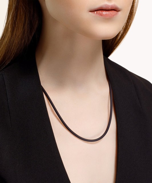 Kautšukist kett hõbedaga - Hõbedast kaelaketid - Goldinga