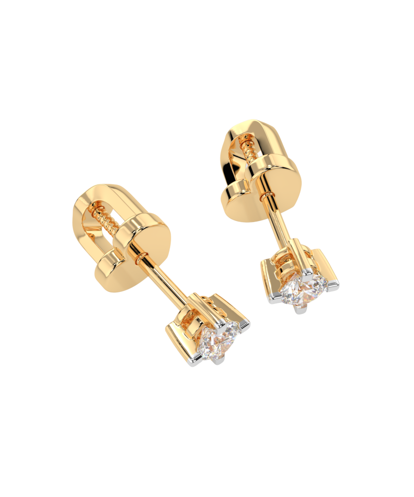 Серьги из золота с бриллиантами