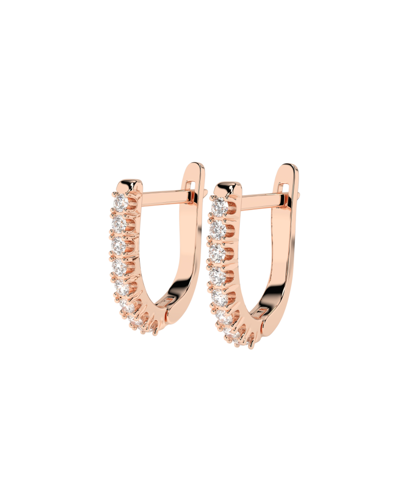 Kuldkõrvarõngad Briljantidega