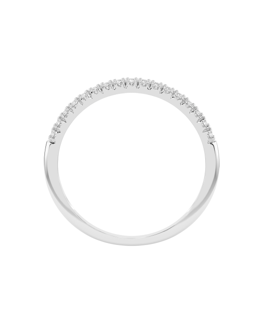 Valgest Kullast Sõrmus Briljantidega