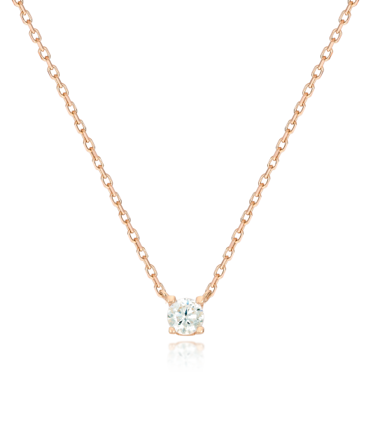 Kuldkett tsirkoonist ripatsiga