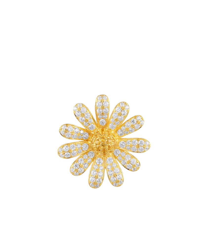 Kullatud hõbedast ripats tsirkoonidega ja spinellid