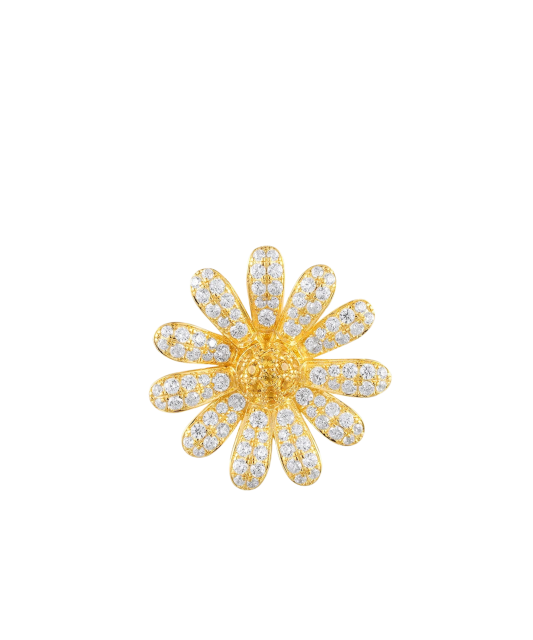 Kullatud hõbedast ripats tsirkoonidega ja spinellid