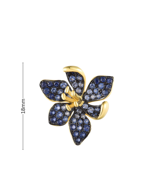 Kullatud hõbedast ripats ja spinellid