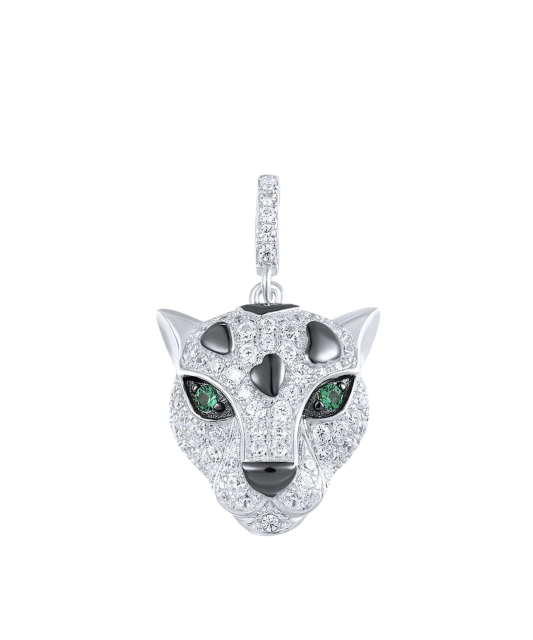 Hõbedast ripats tsirkoonidega ja spinellid