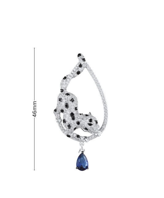 Hõbedast ripats tsirkoonidega ja spinellid