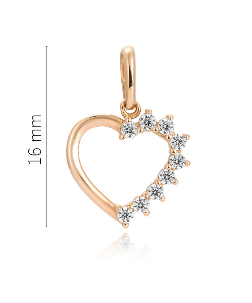 Kuldripats tsirkoonidega "rist"