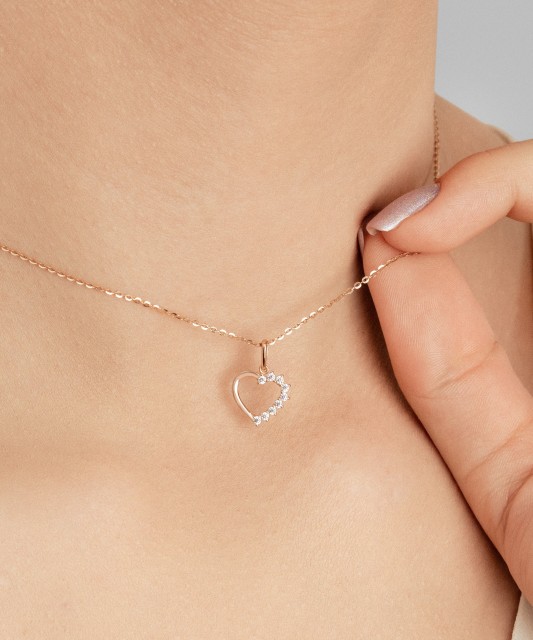 Kuldripats tsirkoonidega "rist"