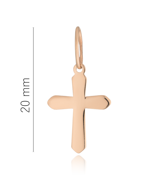 Золотой подвеска "Крестик"