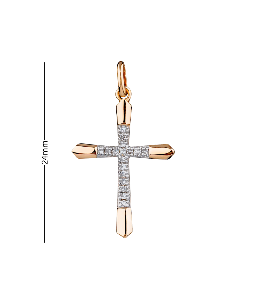 Kuldripats  briljantidega "rist"