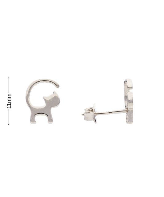 Hõbekõrvarõngad "Kassipojad" - Goldinga