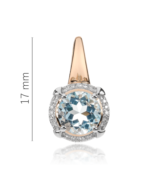 Kuldripats topaasi ja briljantidega