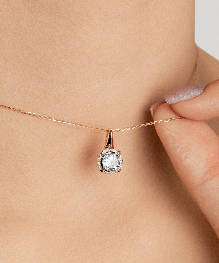 Kuldripats topaasi ja briljantidega