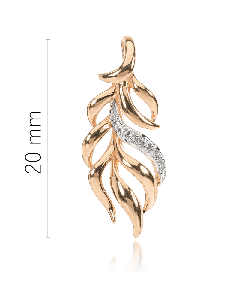 Золотой подвеска с алмазами