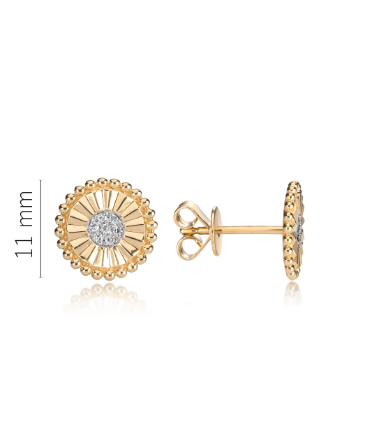 Серьги из золота с бриллиантами