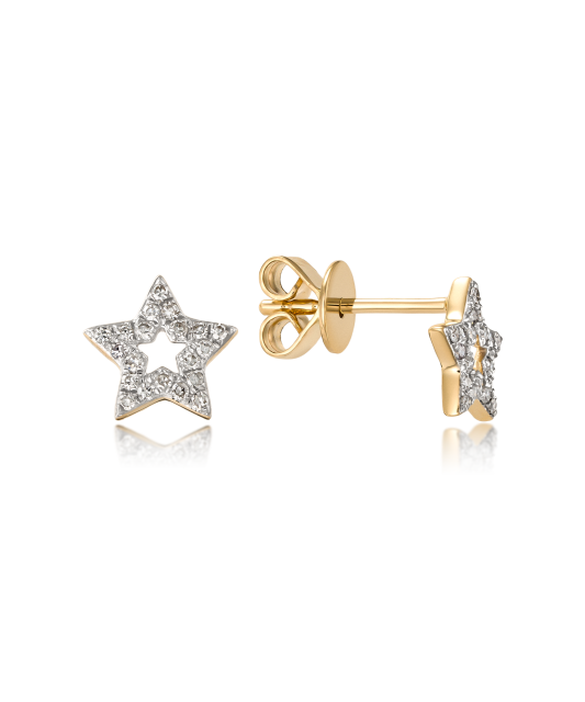 Серьги из золота с бриллиантами